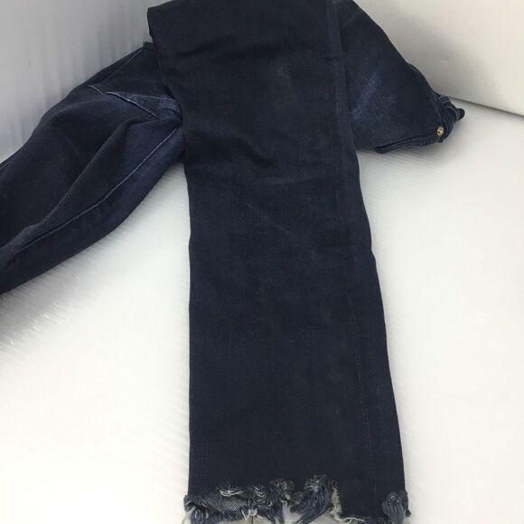 Frame Le Skinny Chew Hem Ankle Jeans in Shelby E11 - Picture 7 of 8